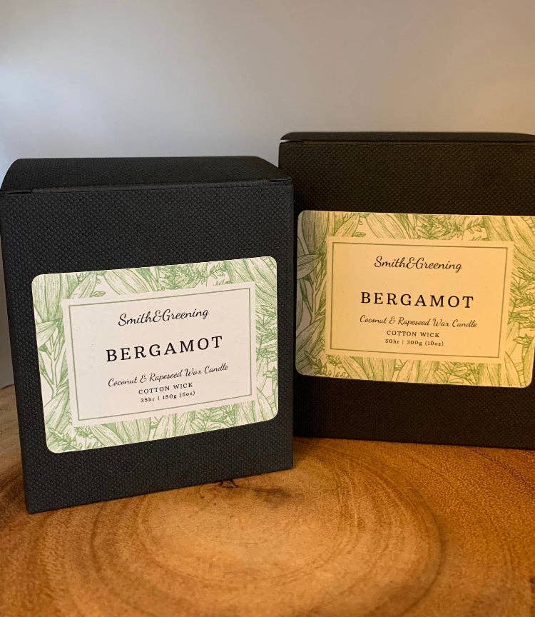 Bergamot Aromatherapy Candle: Medium - by Smith & Greening