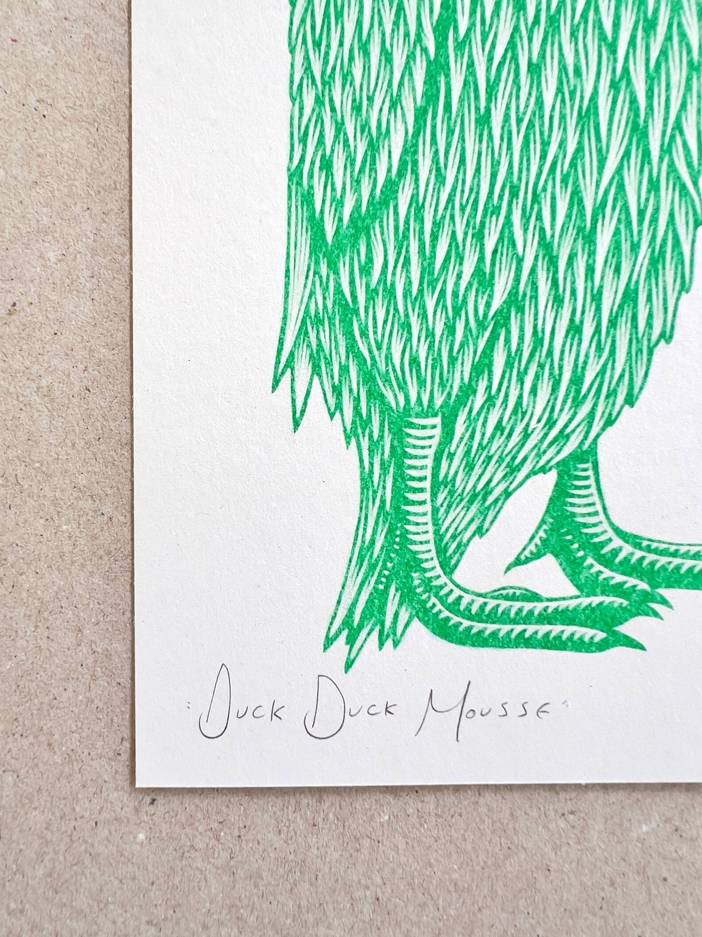 Duck Duck Mousse - Print - by Strangford