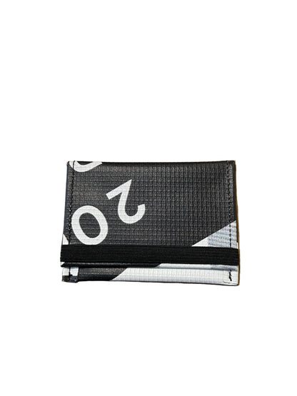 Micro Bann Upcycled Card Holder Black/White- by NUKAK