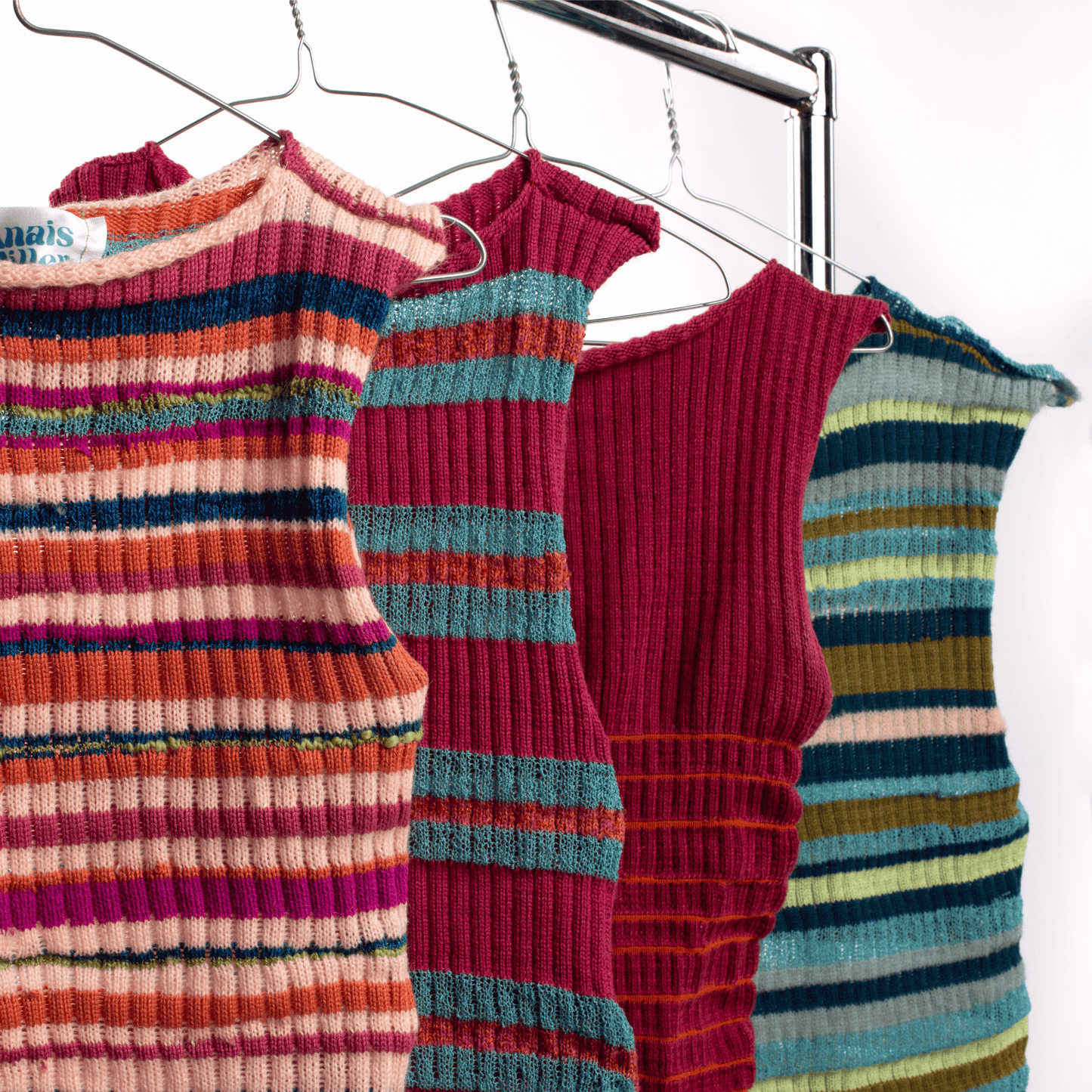 Stripe Knitted Tank by Anais Miller