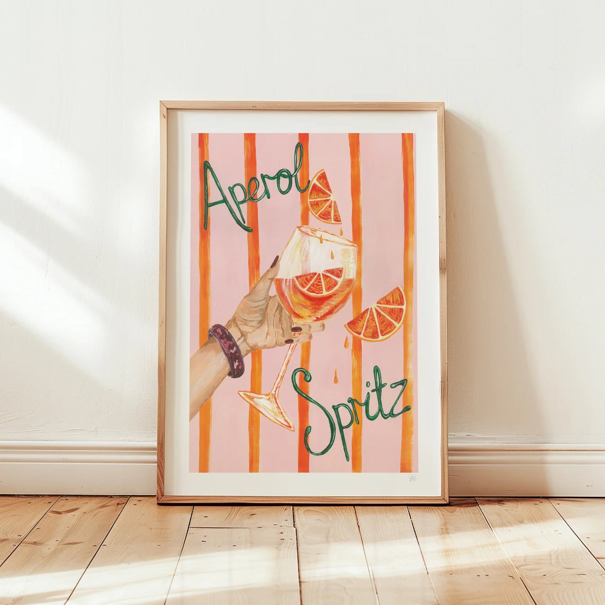 Aperol Spritz A5 Art Print by Violet’s Print House
