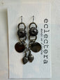 Afghan Earrings by eclectera - Multi metal charms
