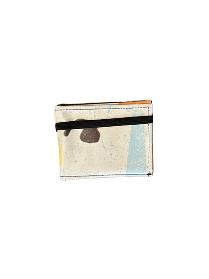 Lompakko Bann Upcycled Wallet White/Blue- by NUKAK