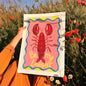Be My Lobster A5 Print by Violet’s Print House