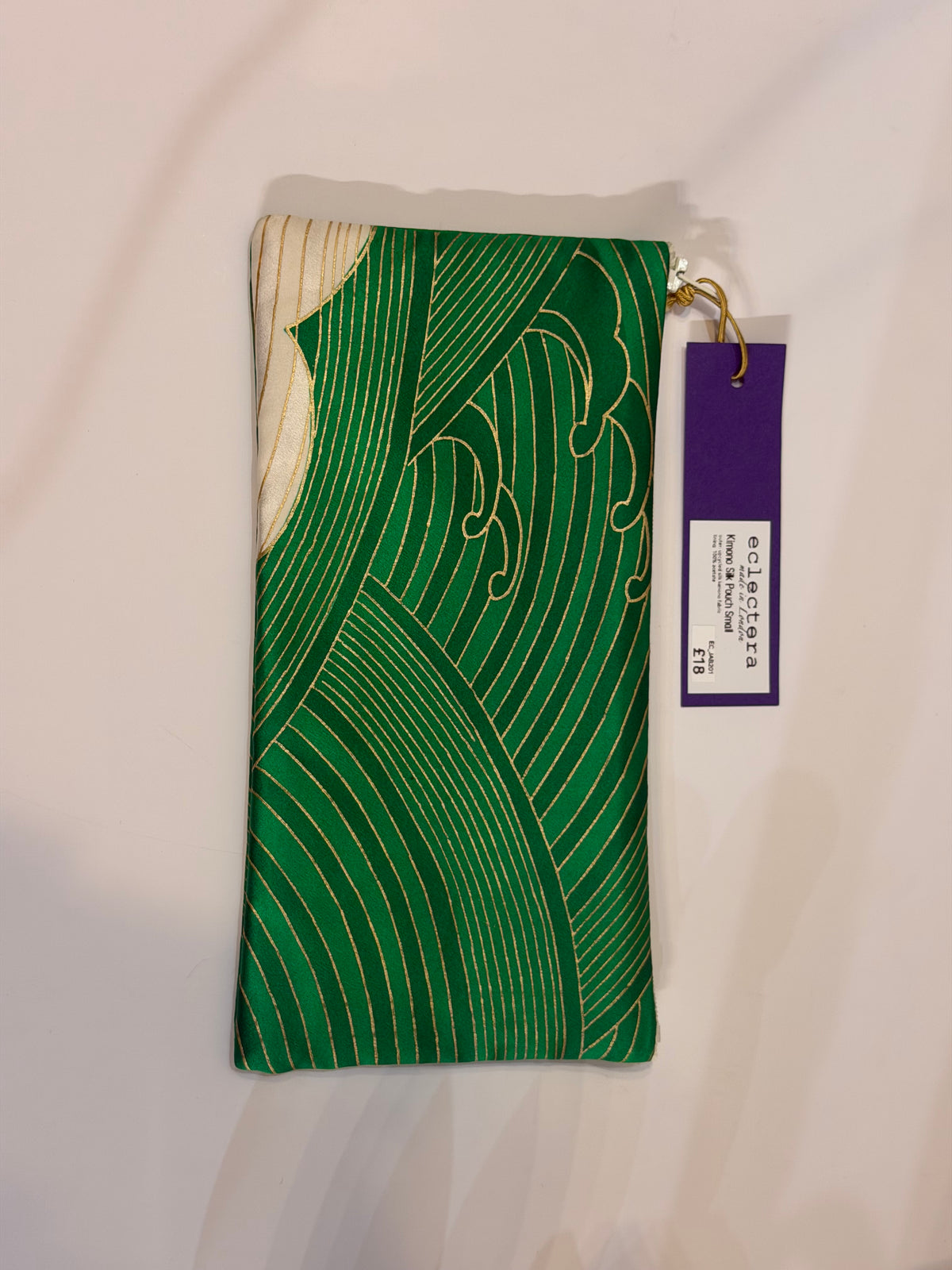 Obi pouch by Eclectera-Green, White