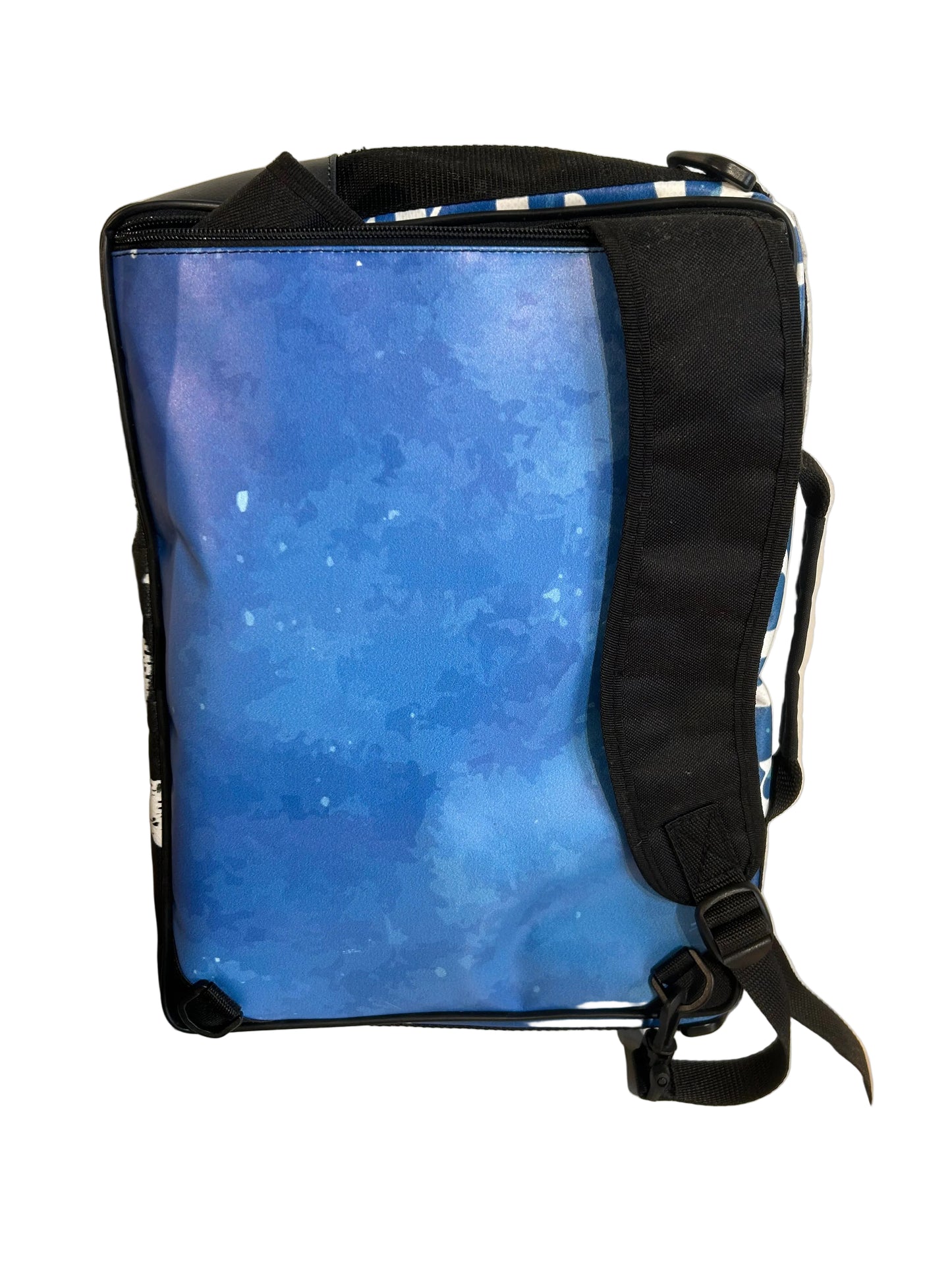 Workstation Bike Upcycled 2-way Backpack Blue -by NUKAK