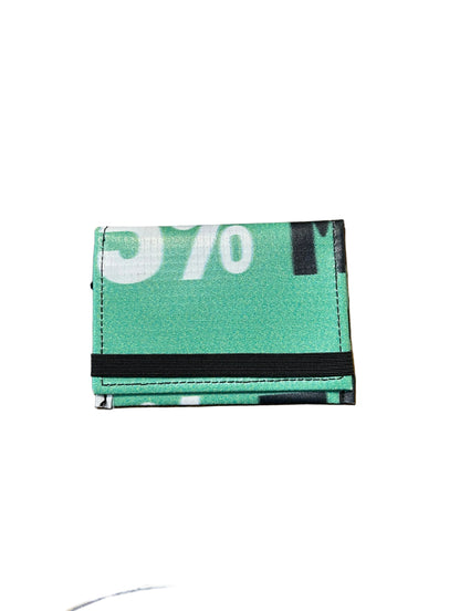 Micro Bann Upcycled Card Holder Green- by NUKAK