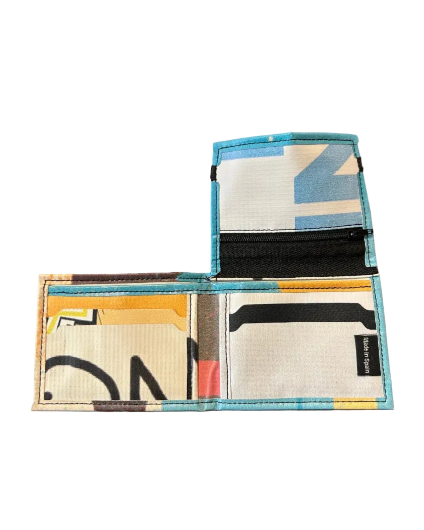 Lompakko Bann Upcycled Wallet Sky Blue - by NUKAK