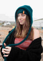 Knitted Mohair Hoods by Dot Knits
