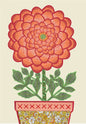 Dahlia Collage Print by The Spring House Crafts