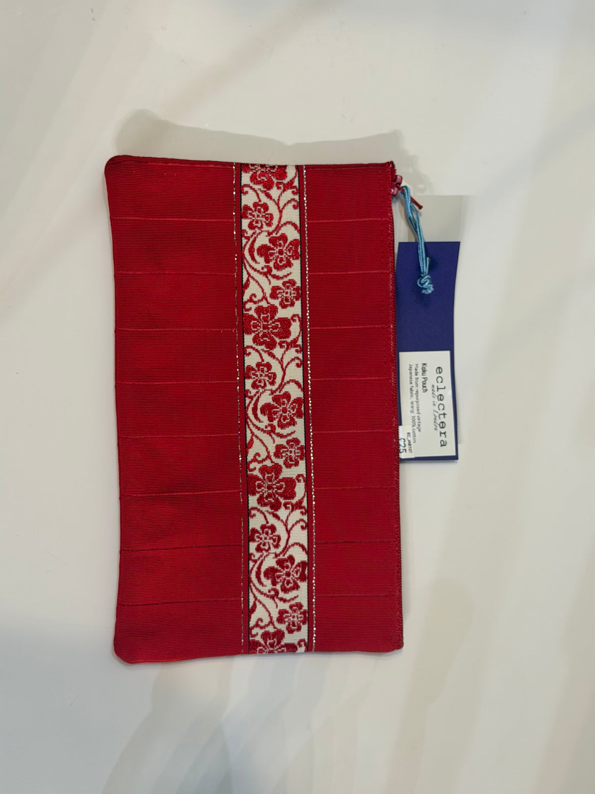 Kaku Pouch by Eclectera- red floral