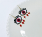 Eye Micro Crotchet earrings by Miss Peachy