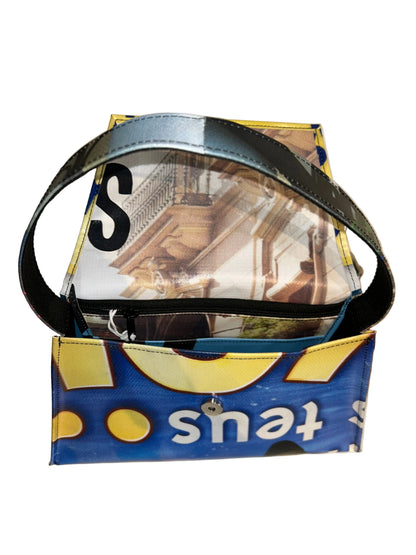 Kelly Upcycled Hand Bag Shark- by NUKAK