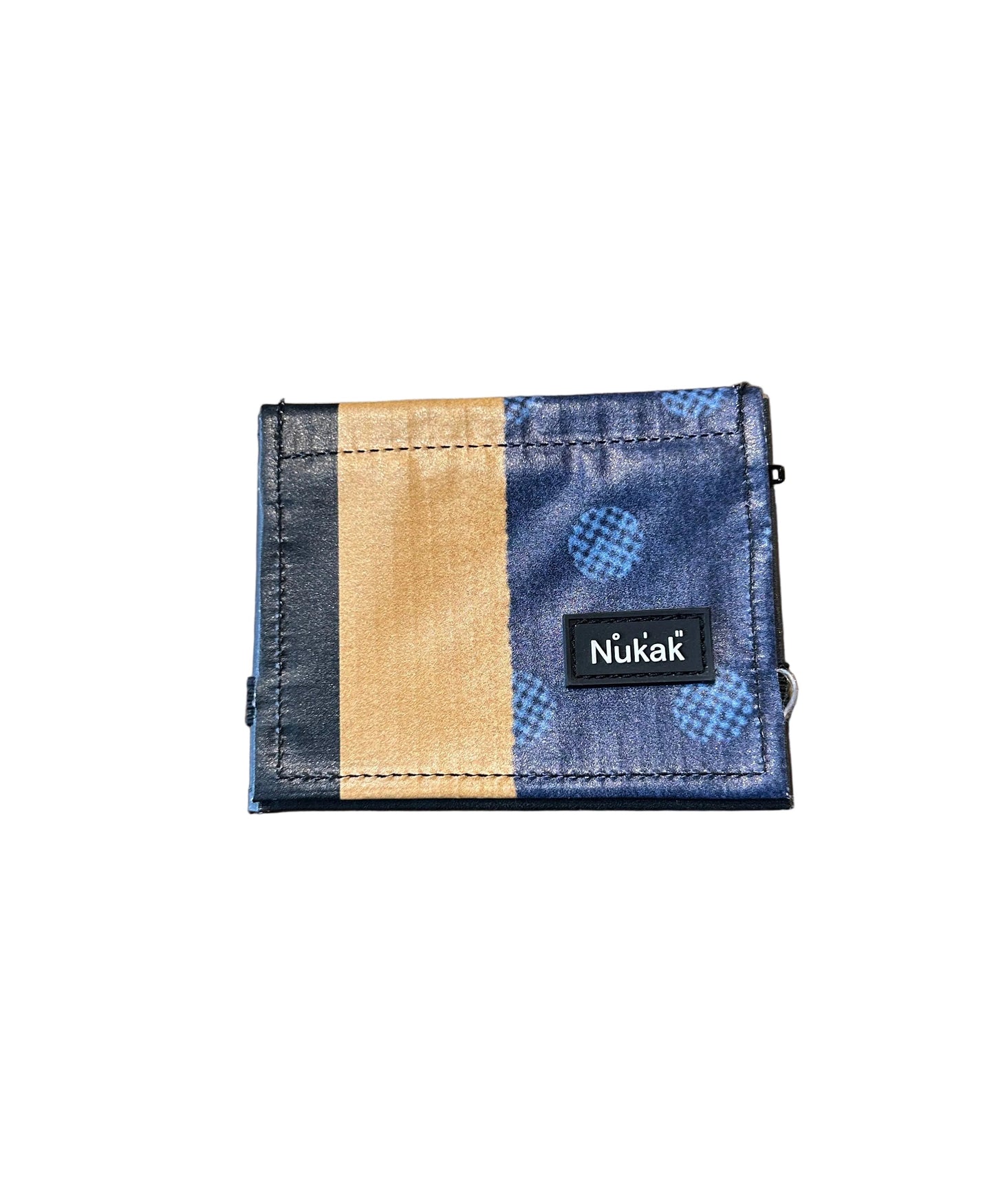 Lompakko Bann Upcycled Wallet Navy/Yellow- by NUKAK