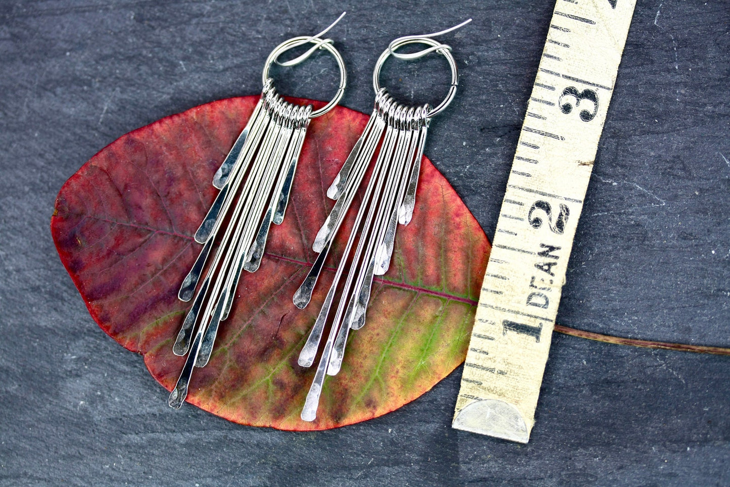 Sterling Silver Fringe Earrings - by Palomita Jewellery