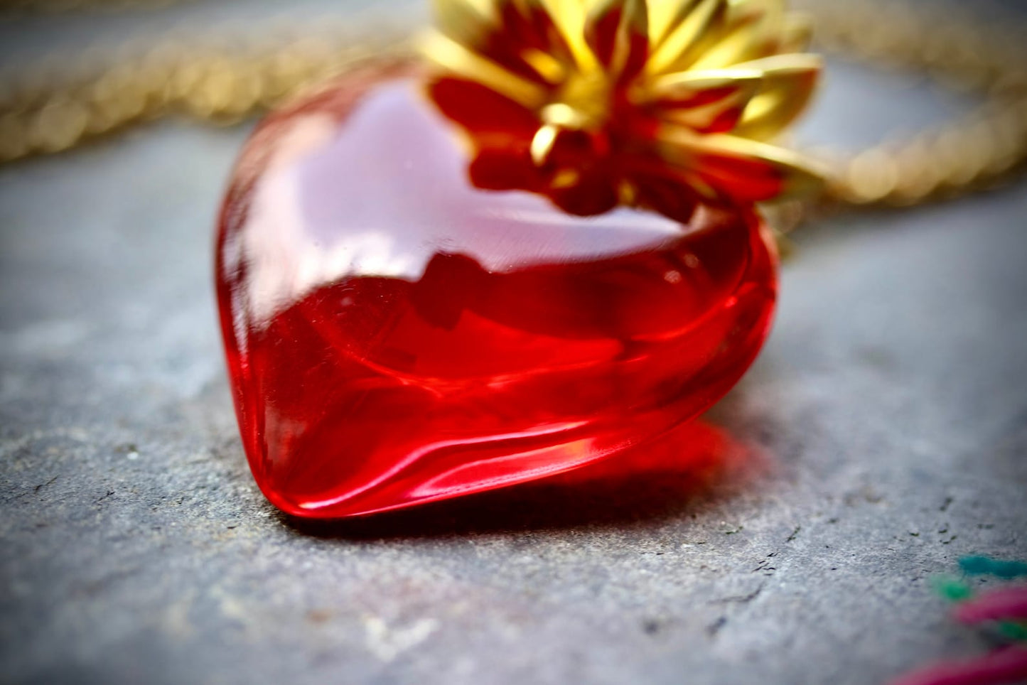 Sacred Heart Necklace - by Palomita Jewellery