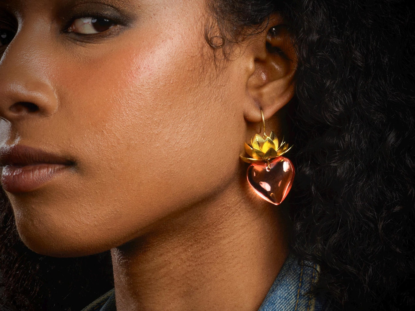 Sacred Heart Earrings - by Palomita Jewellery