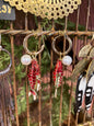 Enamel Koi Fish Earrings - by Palomita Jewellery
