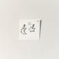 Moon & Star Ceramic Drop Earrings by Lili Toth