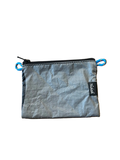 Wally Upcycled Wallet Grey- by NUKAK