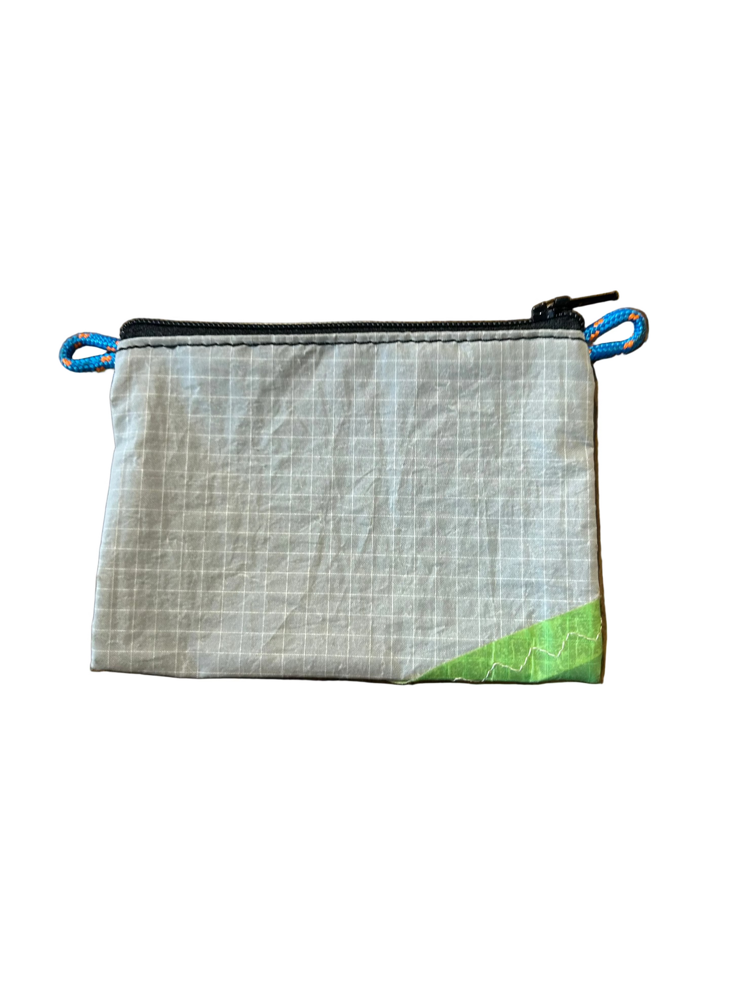 Wally Upcycled Wallet Green/Grey- by NUKAK