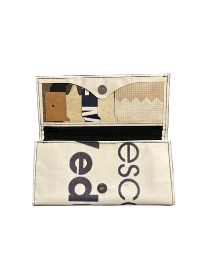 Miel Upcycled Purse Black/White- by NUKAK