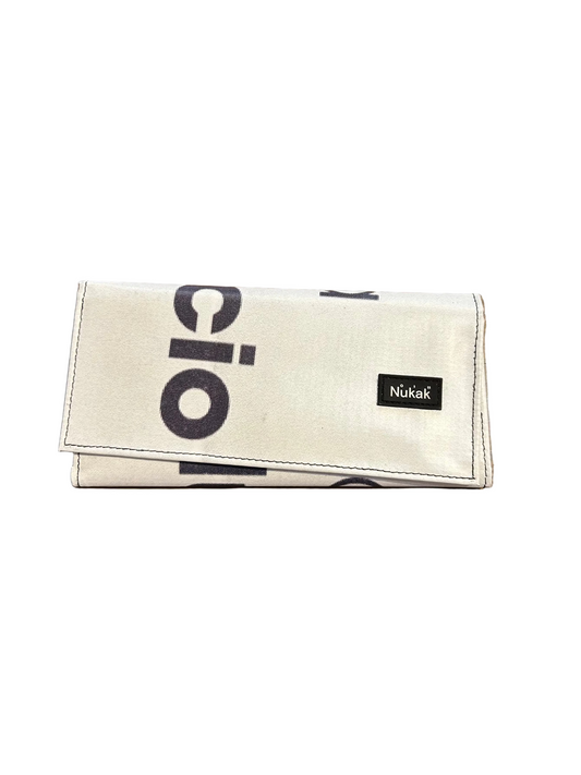 Miel Upcycled Purse Black/White- by NUKAK