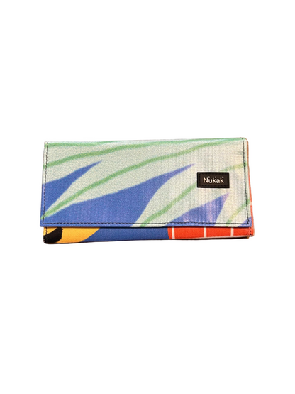 Miel Upcycled Purse Blue/Green- by NUKAK