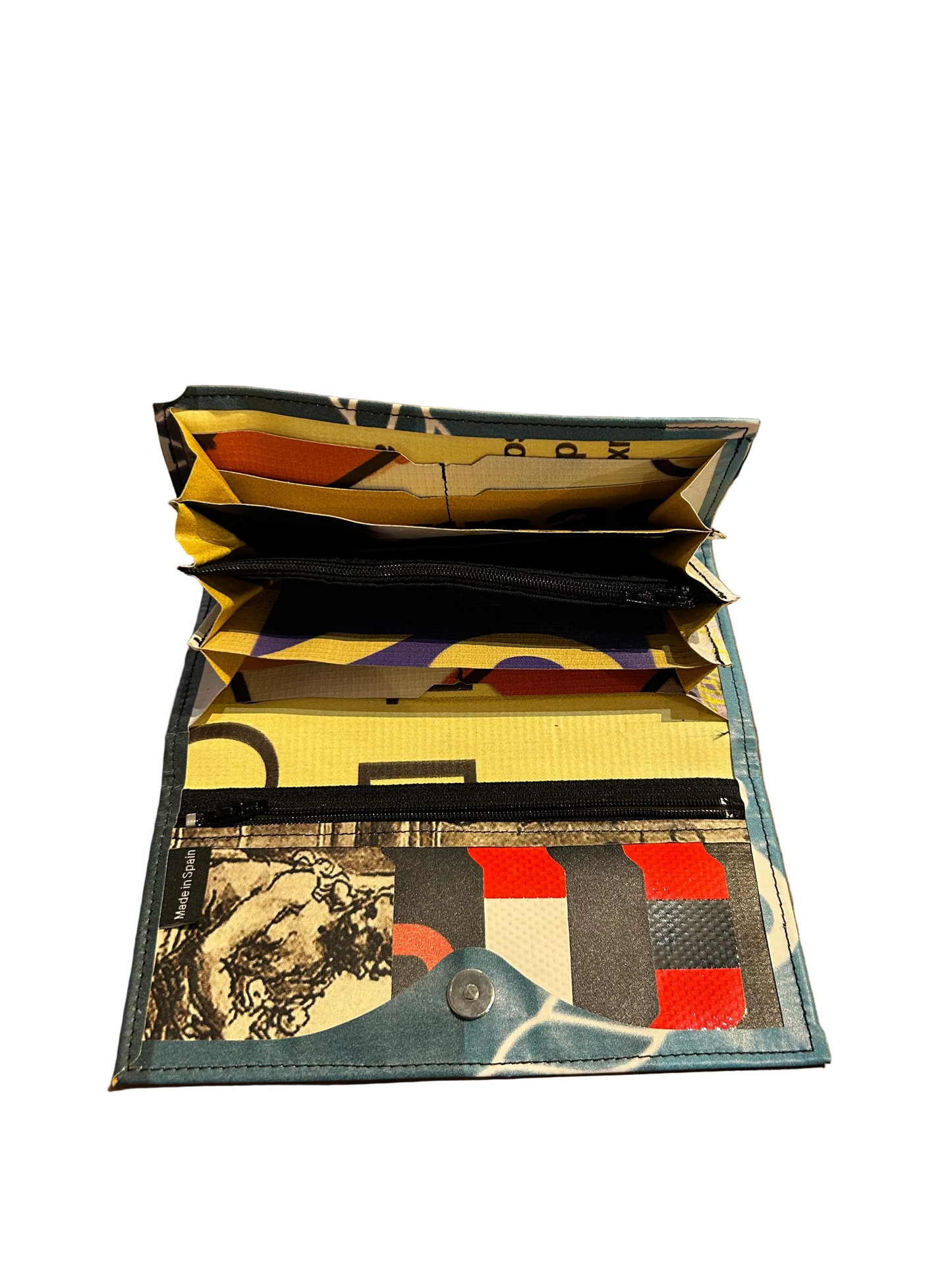 Miel Upcycled Purse Blue- by NUKAK