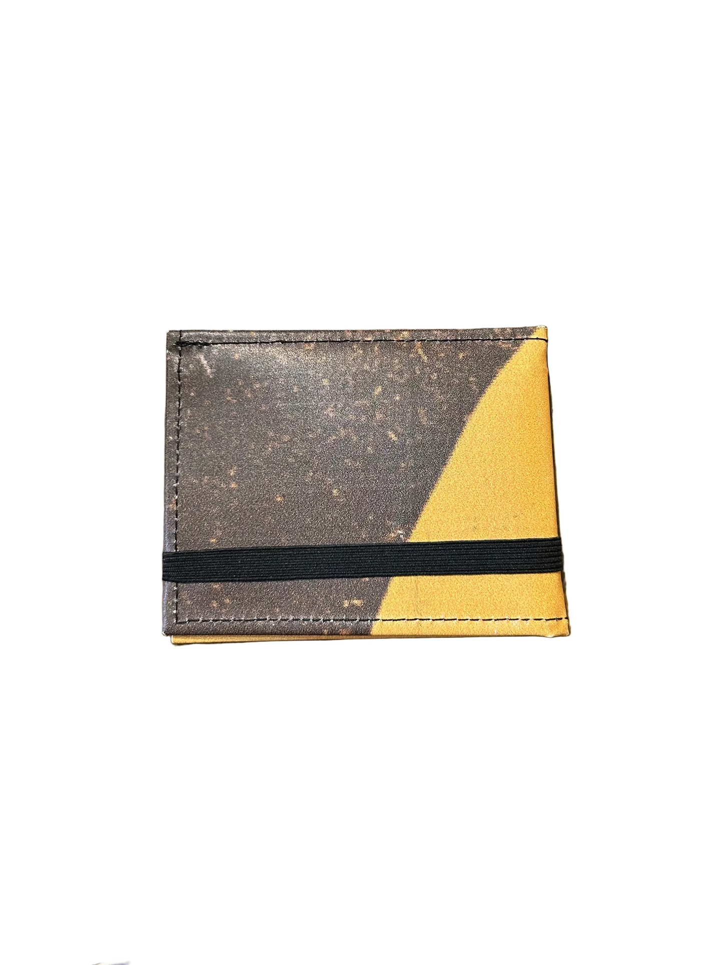 Lompakko Bann Upcycled Wallet Brown/Yellow - by NUKAK
