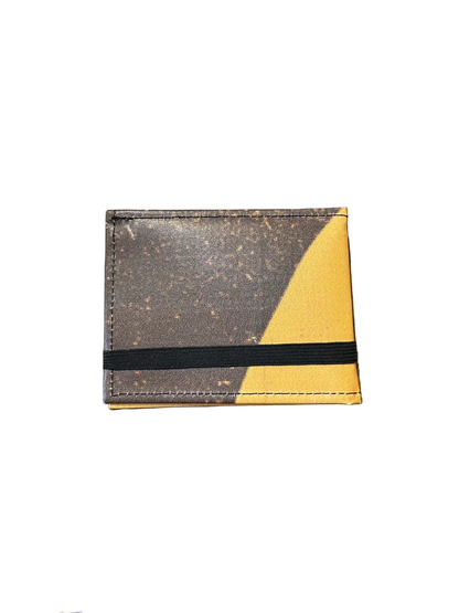 Lompakko Bann Upcycled Wallet Brown/Yellow - by NUKAK