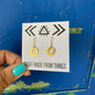Star Cut Out Earrings by Stuff Made from Things
