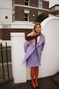 Solena Lilac Coat by Shruggler in Small/Medium