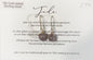 18k Gold Plated Sterling Silver Jade Drop Earrings by Toba