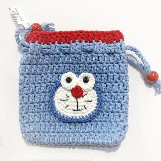 Cat Face crochet bag by Miss Peachy