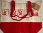 Handprinted Brighton Beach Bag by Betti Jordan Art