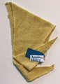 Knitted Triangle Scarf Yellow Merino Blend by Anais Miller