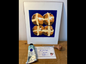 Betti Jordan Art - Original Lino Print: 'Hot Cross Buns' by Betti Jordan Art