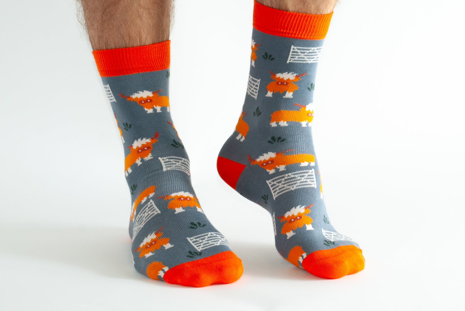 Cow Print Socks