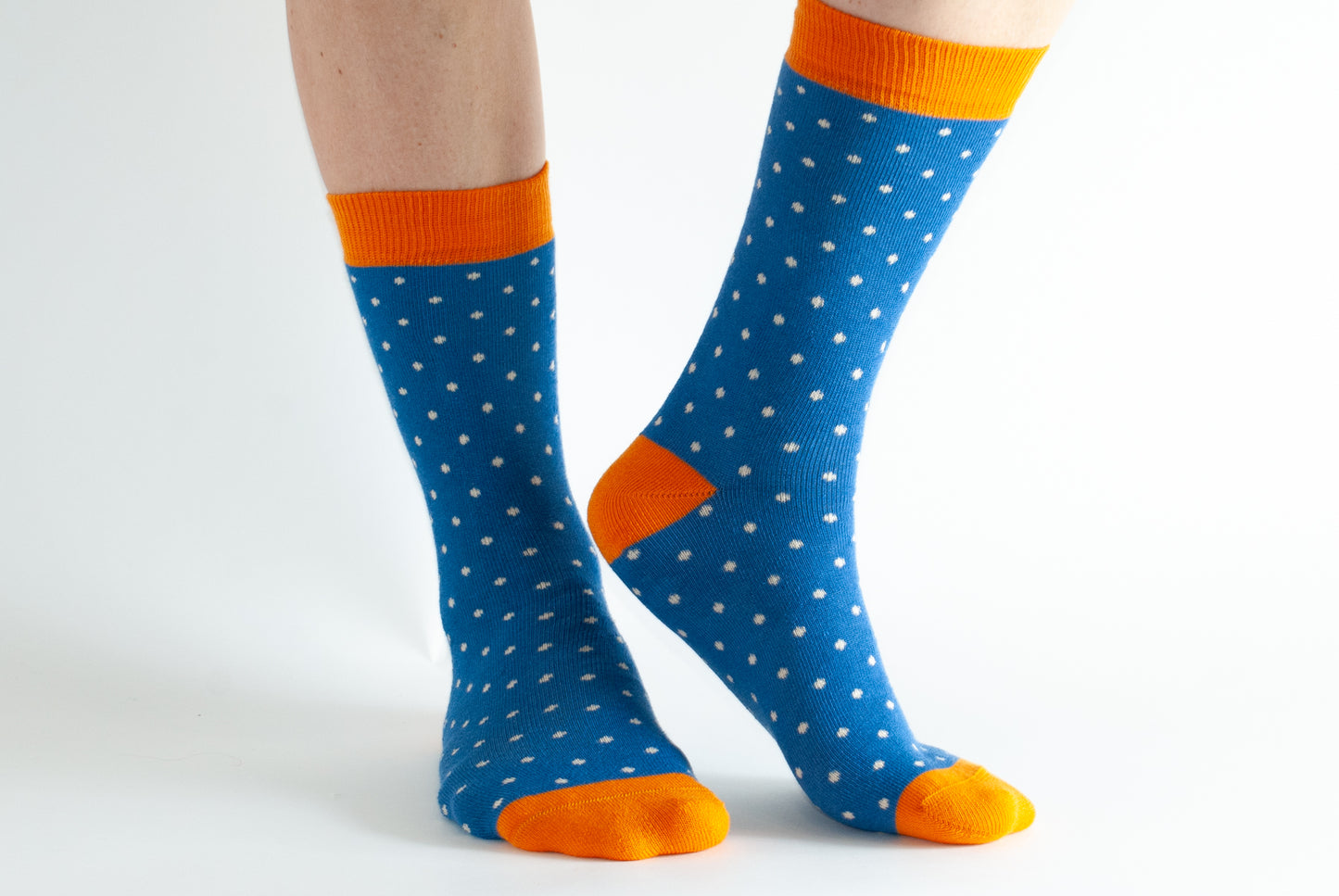 Blue Spot Socks