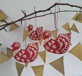 Hen Decoration - by Kate Millbank