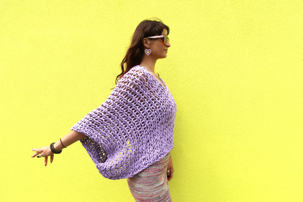 Recycled Cotton Summer Pullover by Dot Knits