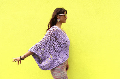 Recycled Cotton Summer Pullover by Dot Knits