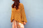 Recycled Cotton Summer Pullover by Dot Knits