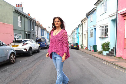 Recycled Cotton Summer Pullover by Dot Knits