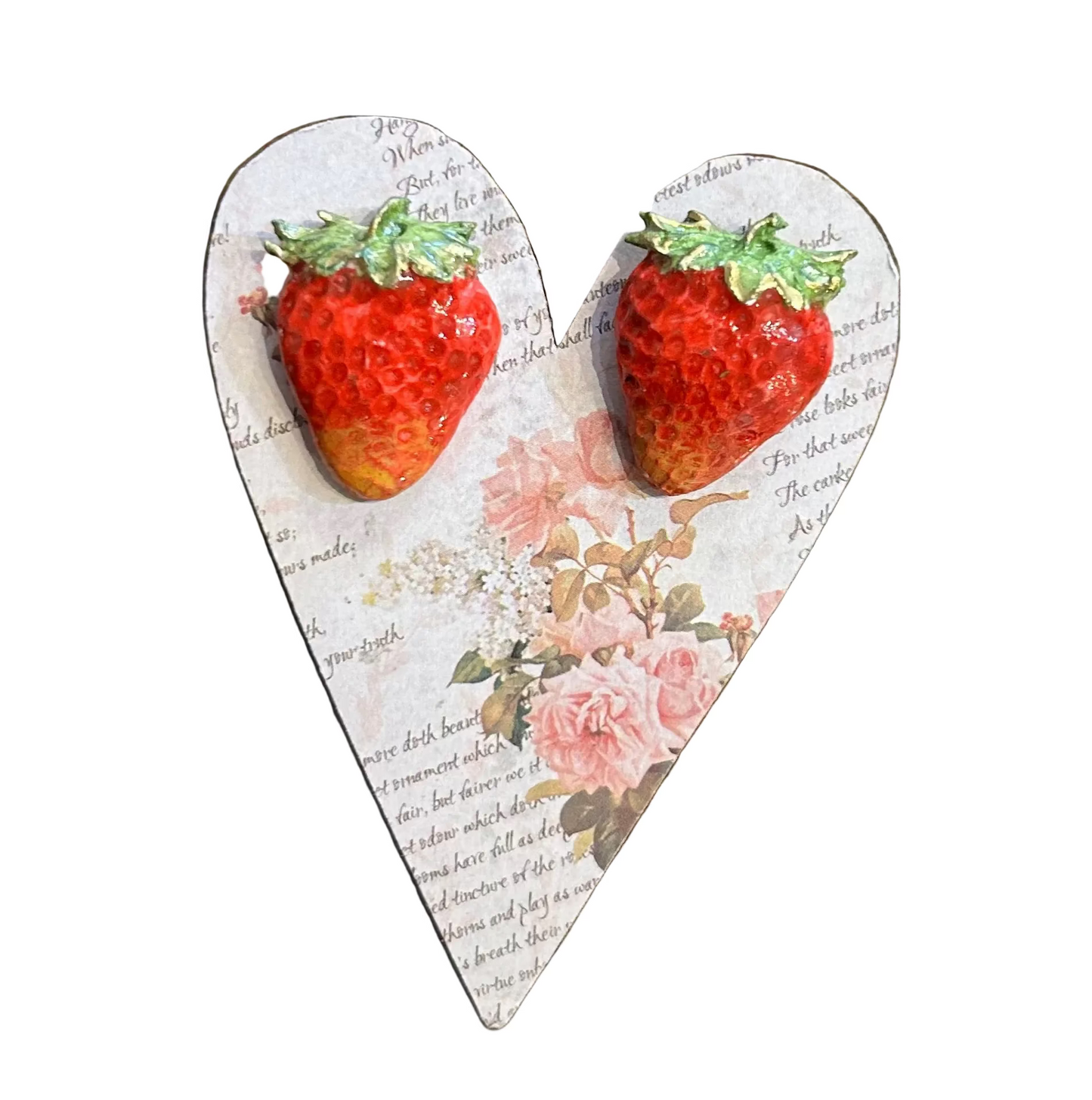 Strawberry Earrings by Jan Cooper