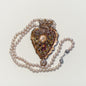 Sacred Heart Pearl Necklace by Jan Cooper