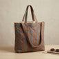 Poukou Padded Quilted Handwoven Tote Bag by Nyny Ryke