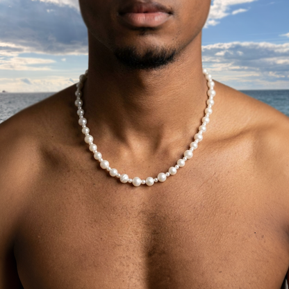 The Ocean Crown (Pearl White, 16-18") By Ostreidae