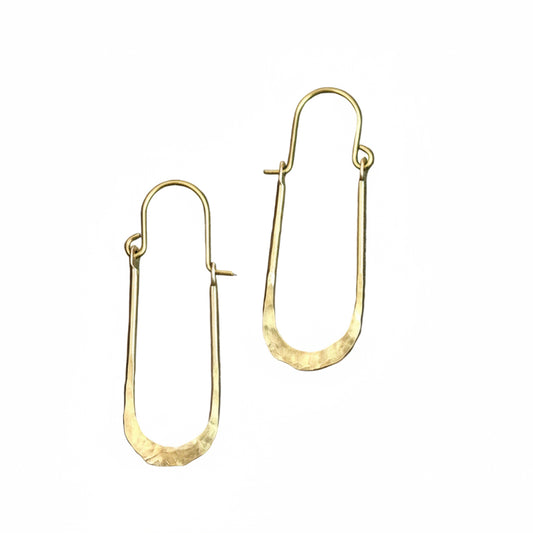 Brass earrings collection - Palomita Jewellery